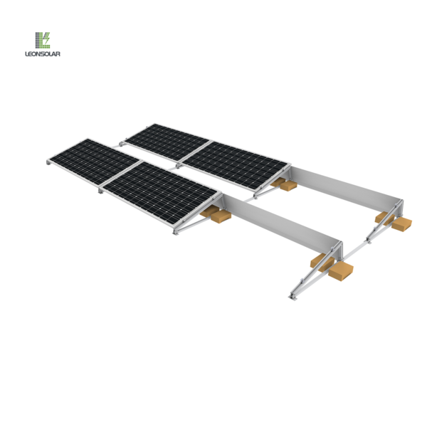 Roof ballast system installation renderings, installation and removal are very simple