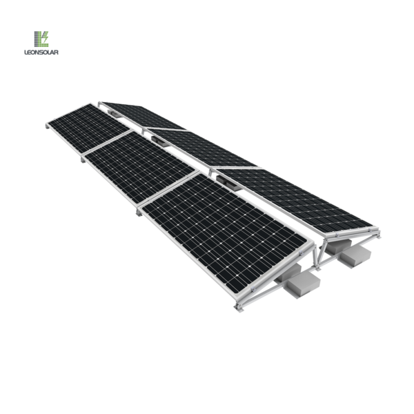 Roof square tube ballast photovoltaic support system - Image 3