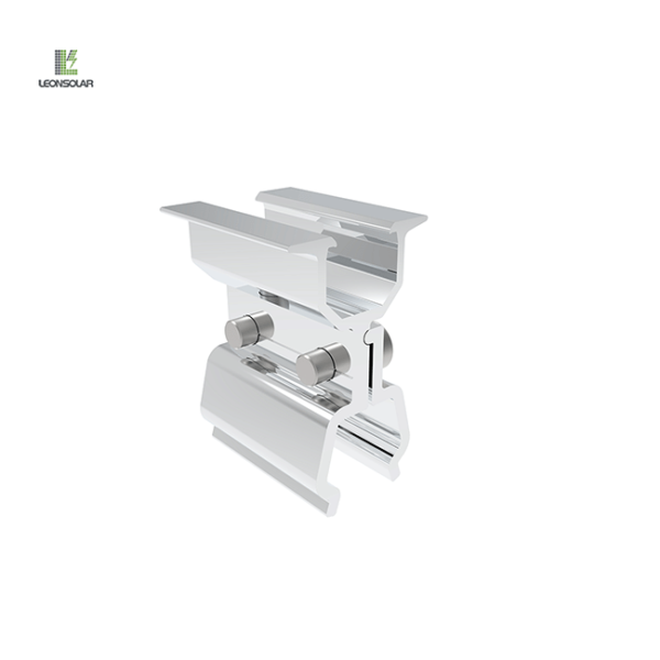 Rail-less clamps made of aluminum alloy for installing solar panels on metal roofs