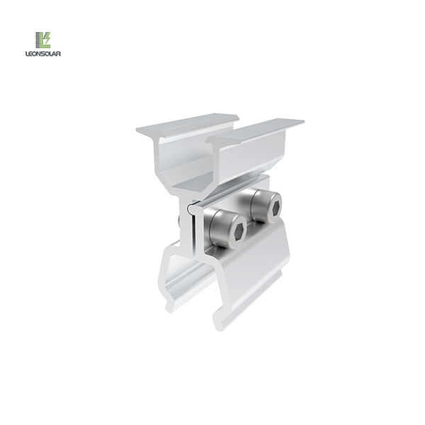 Rail-less clamps made of aluminum alloy for installing solar panels on metal roofs
