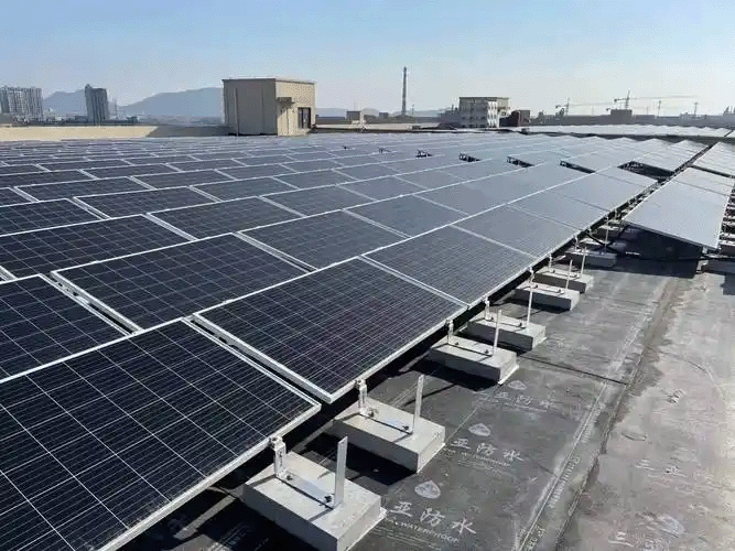 ballasted solar racking system